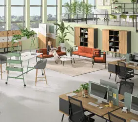 Image par défaut illustrant le propos de l'article  Aménagement d&rsquo;un bureau professionnel en petit espace de buronomic