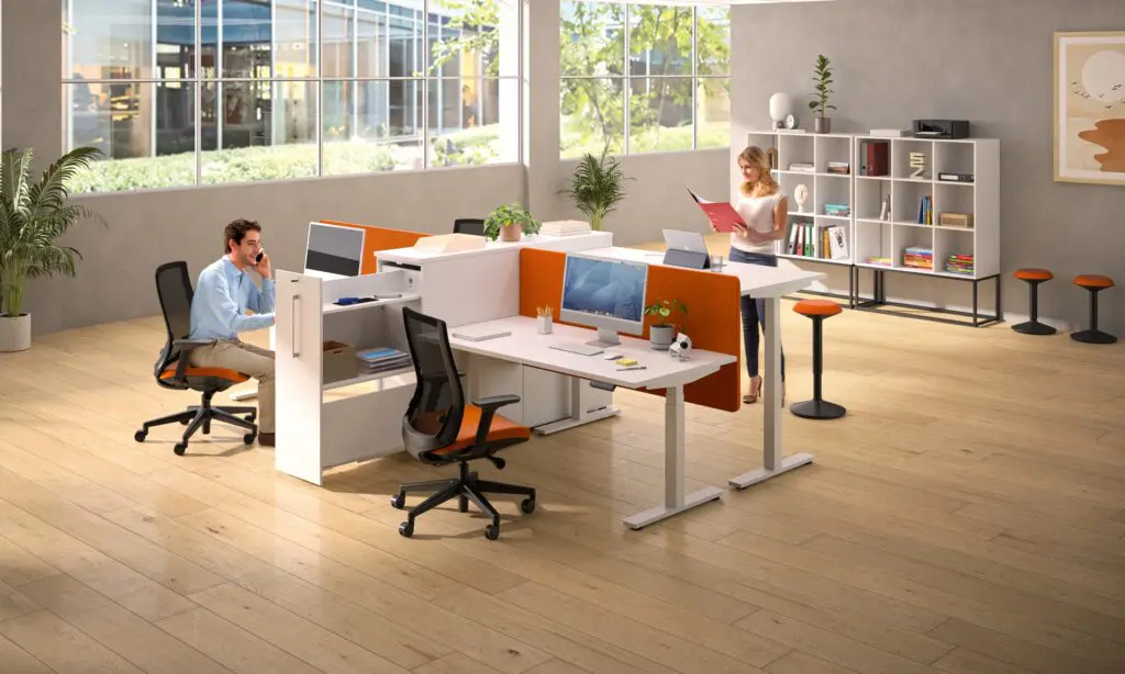 Image par défaut illustrant le propos de l'article  Tendances mobilier et bureau de demain : ce qui redessine l&rsquo;espace de travail de buronomic