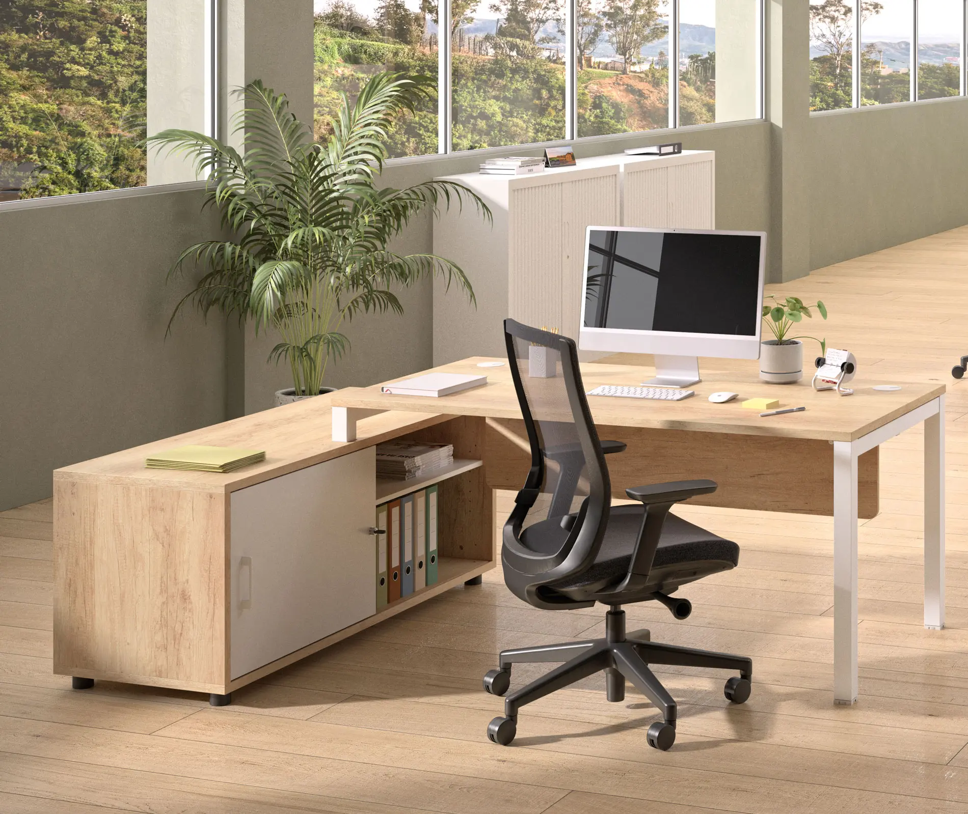 Image par défaut illustrant le propos de l'article  Tendances mobilier et bureau de demain : ce qui redessine l&rsquo;espace de travail de buronomic