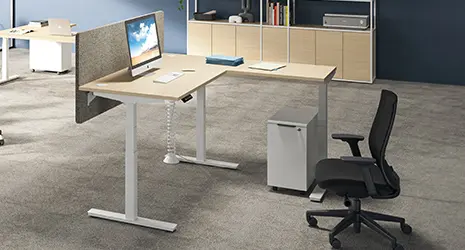 Image par défaut illustrant le propos de l'article  Quelle hauteur paramétrer pour un bureau assis-debout ? de buronomic